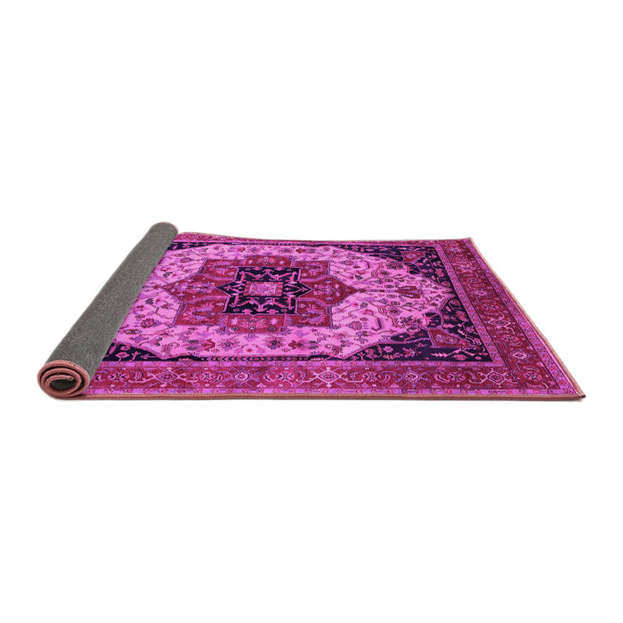 Sideview of Oriental Pink Industrial Rug, urb2638pnk