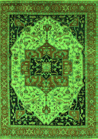 Oriental Green Industrial Rug, urb2638grn