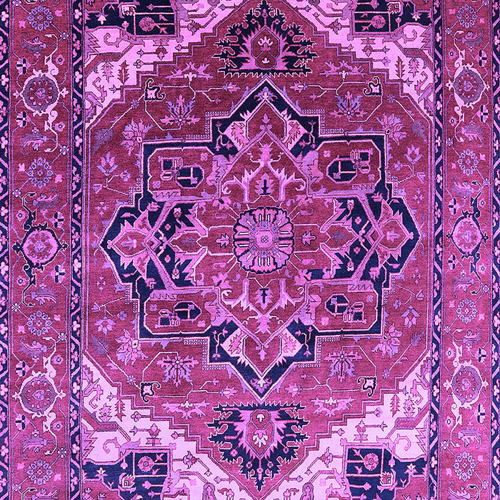 Machine Washable Oriental Purple Industrial Area Rugs, wshurb2639pur