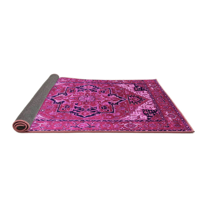Sideview of Oriental Pink Industrial Rug, urb2639pnk