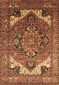 Oriental Brown Industrial Rug, urb2639brn