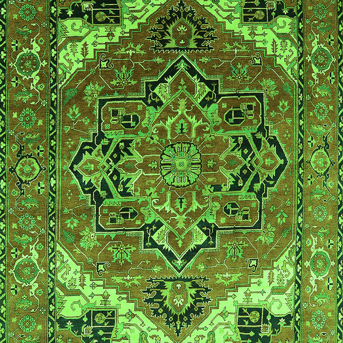 Oriental Green Industrial Rug, urb2639grn