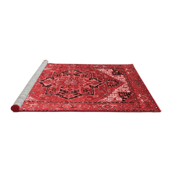 Industrial Red Washable Rugs