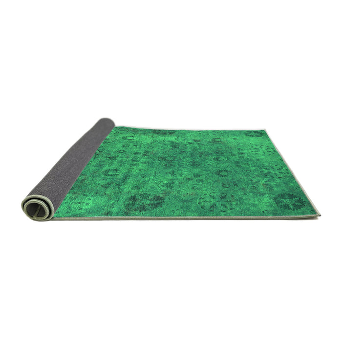 Sideview of Oriental Green Industrial Rug, urb2640grn