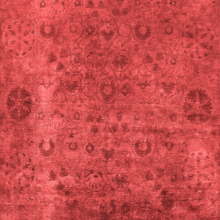 Machine Washable Oriental Red Industrial Rug, wshurb2640red