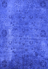 Oriental Blue Industrial Rug, urb2640blu