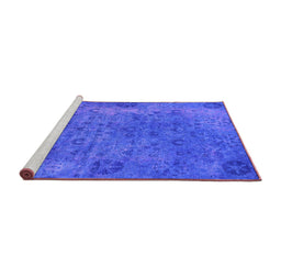 Sideview of Machine Washable Oriental Purple Industrial Area Rugs, wshurb2640pur