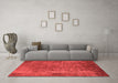 Industrial Red Washable Rugs