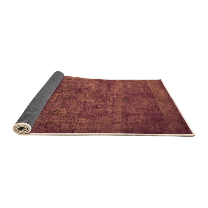 Sideview of Oriental Orange Industrial Rug, urb2641org