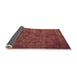 Sideview of Oriental Orange Industrial Rug, urb2641org