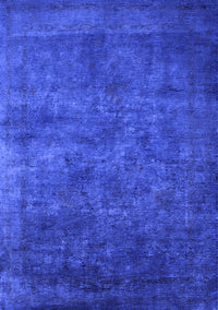 Oriental Blue Industrial Rug, urb2641blu