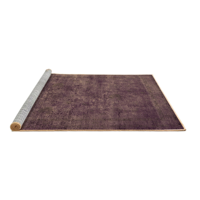 Sideview of Machine Washable Oriental Brown Industrial Rug, wshurb2641brn
