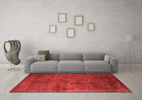 Machine Washable Oriental Red Industrial Rug, wshurb2641red