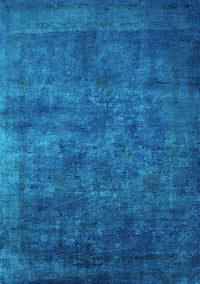 Oriental Turquoise Industrial Rug, urb2641turq