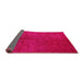 Sideview of Oriental Pink Industrial Rug, urb2642pnk