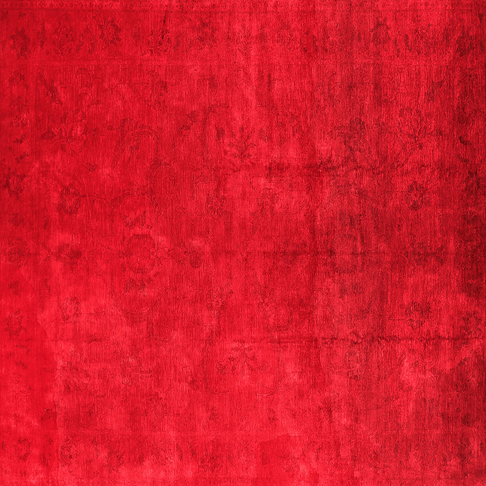 Machine Washable Oriental Red Industrial Rug, wshurb2642red