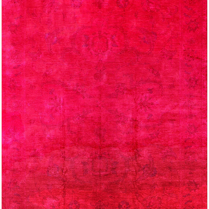 Mid-Century Modern Lavender Blush Beige Oriental Rug, urb2642