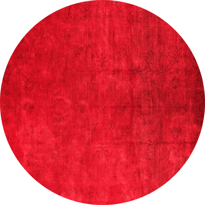 Machine Washable Oriental Red Industrial Rug, wshurb2642red