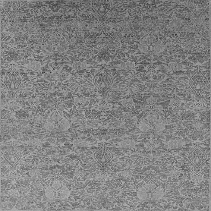 Square Oriental Gray Industrial Rug, urb2643gry