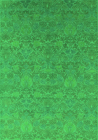 Oriental Green Industrial Rug, urb2643grn