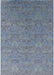 Machine Washable Industrial Modern Columbia Blue Rug, wshurb2643