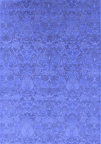 Oriental Blue Industrial Rug, urb2643blu