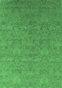 Oriental Emerald Green Industrial Rug, urb2643emgrn