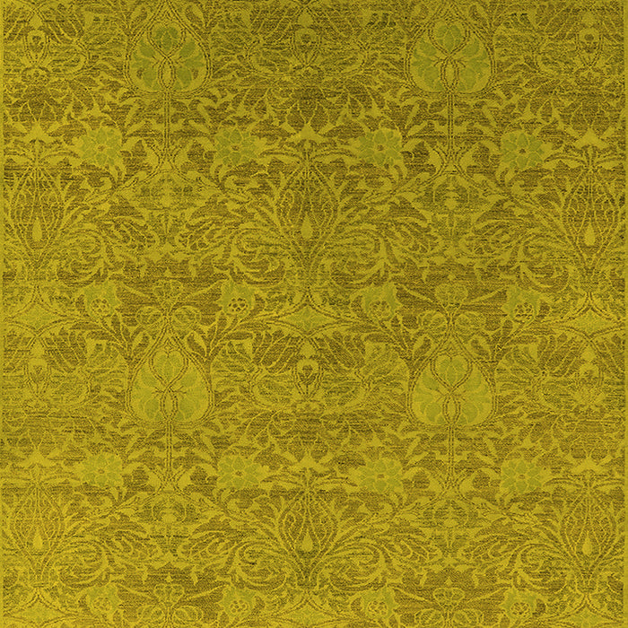 Oriental Yellow Industrial Rug, urb2643yw