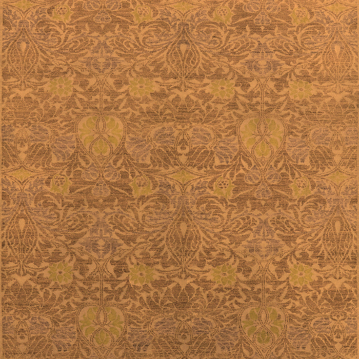 Machine Washable Oriental Orange Industrial Area Rugs, wshurb2643org