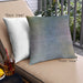 Front View of Mid-Century Modern Urban Square Marble Blue Throw Pillow, 18 inch by 18 inch, pwurb2644