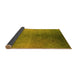 Sideview of Oriental Yellow Industrial Rug, urb2644yw