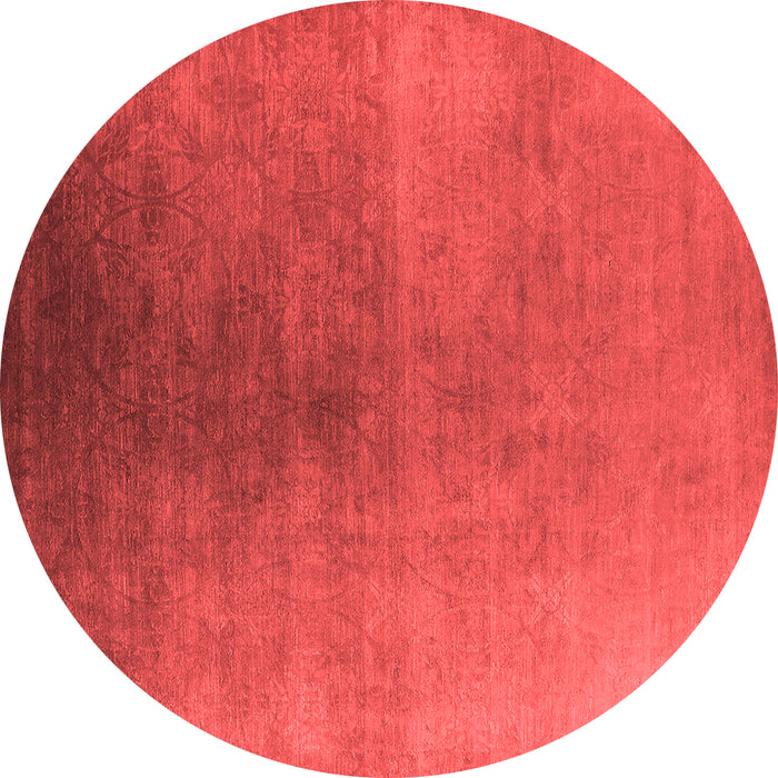 Machine Washable Oriental Red Industrial Rug, wshurb2644red
