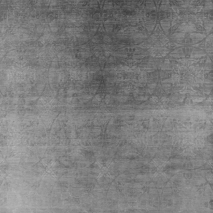 Machine Washable Oriental Gray Industrial Rug, wshurb2644gry