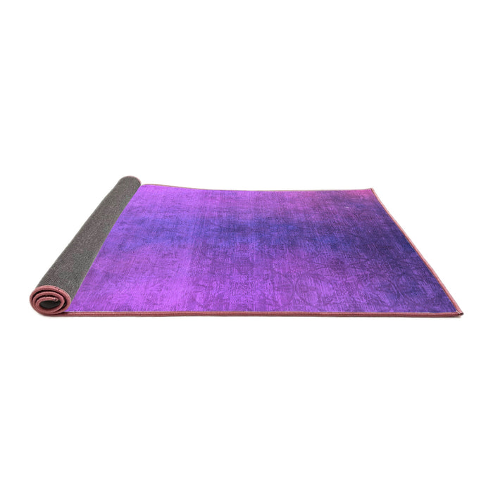 Sideview of Oriental Purple Industrial Rug, urb2644pur