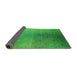 Sideview of Oriental Green Industrial Rug, urb2644grn