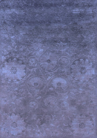 Oriental Blue Industrial Rug, urb2645blu