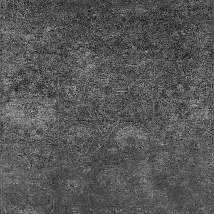 Machine Washable Oriental Gray Industrial Rug, wshurb2645gry