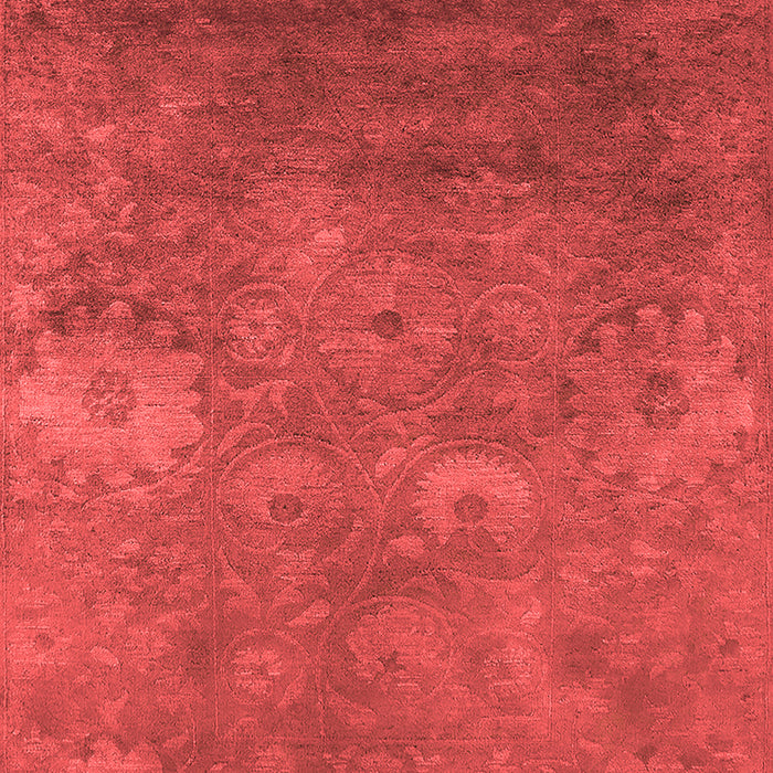 Machine Washable Oriental Red Industrial Rug, wshurb2645red