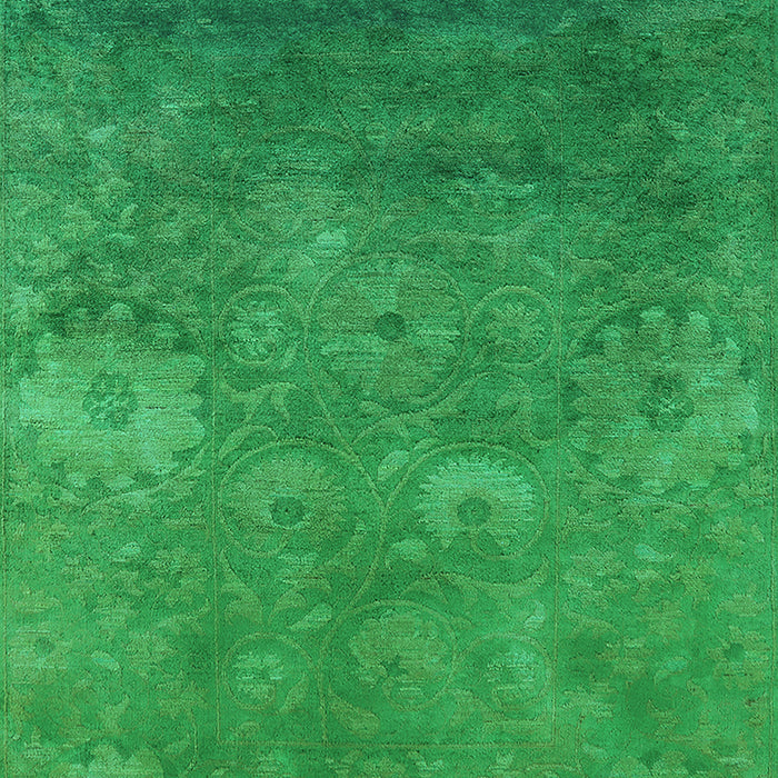 Machine Washable Oriental Light Blue Industrial Rug, wshurb2645lblu