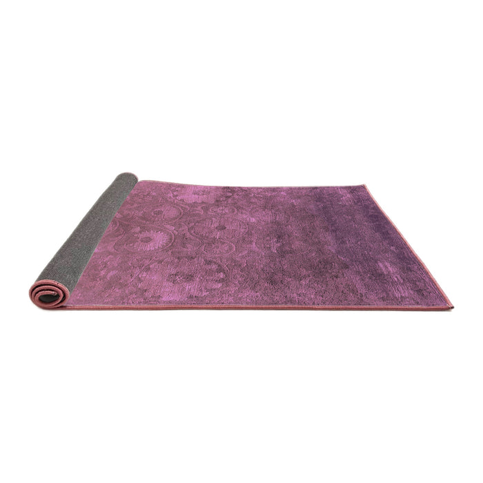 Sideview of Oriental Purple Industrial Rug, urb2645pur