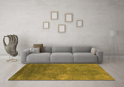 Machine Washable Oriental Orange Industrial Area Rugs in a Living Room, wshurb2645org