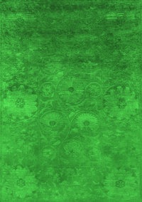 Oriental Green Industrial Rug, urb2645grn