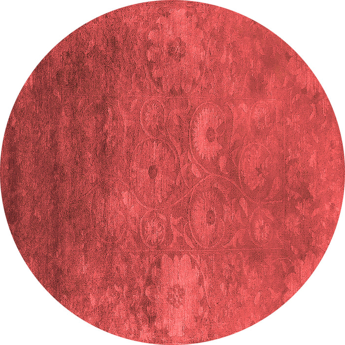 Machine Washable Oriental Red Industrial Rug, wshurb2645red