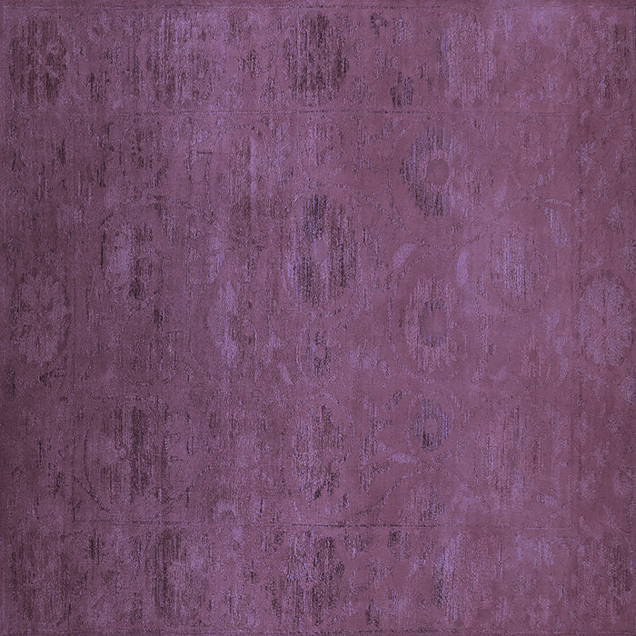 Square Oriental Blue Industrial Rug, urb2646blu