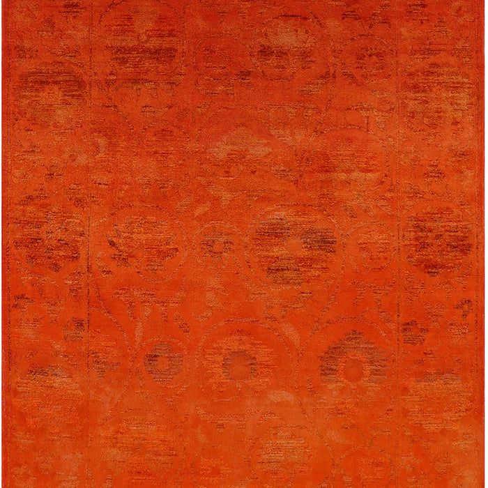 Machine Washable Industrial Modern Red Rug, wshurb2646