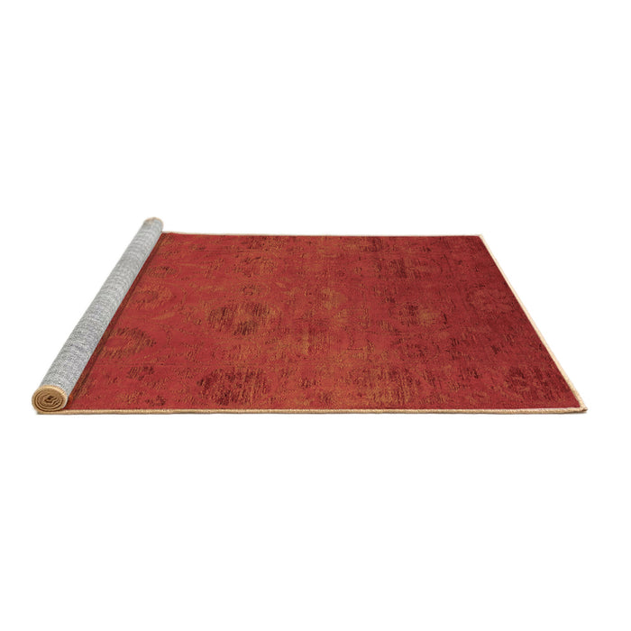 Sideview of Machine Washable Oriental Brown Industrial Rug, wshurb2646brn
