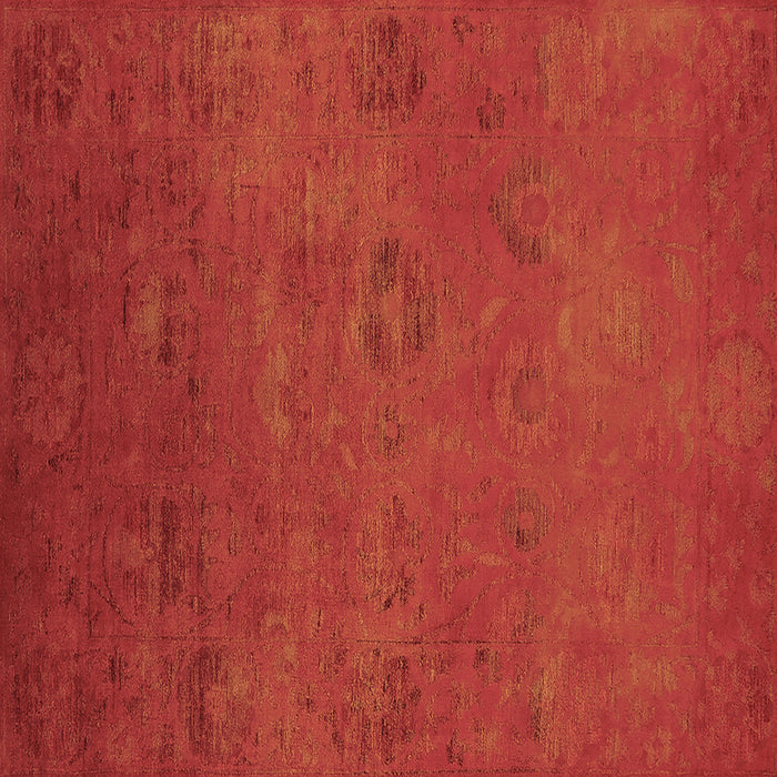 Square Oriental Brown Industrial Rug, urb2646brn