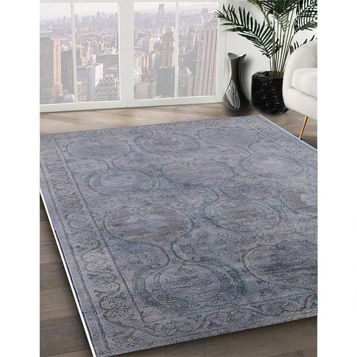 Machine Washable Industrial Modern Dark Gray Rug in a Family Room, wshurb2647