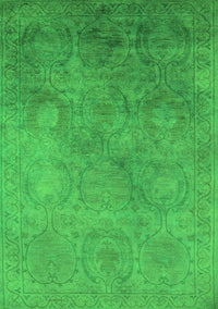 Oriental Green Industrial Rug, urb2647grn