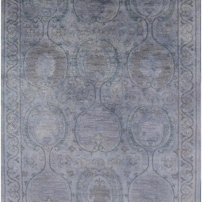 Mid-Century Modern Dark Gray Oriental Rug, urb2647